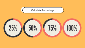 How to calculate percentage