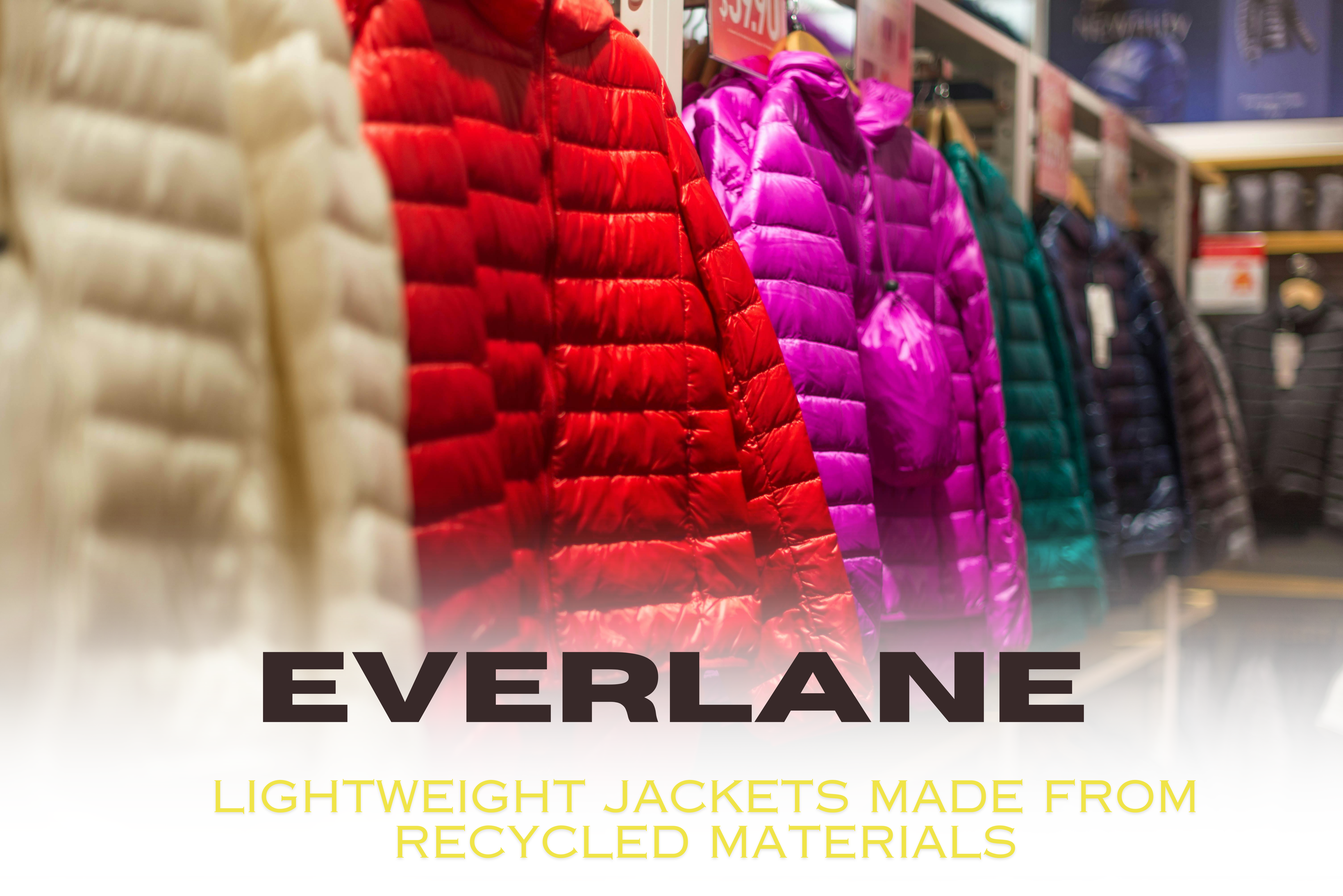 Lightweight Jackets Made from Recycled Materials