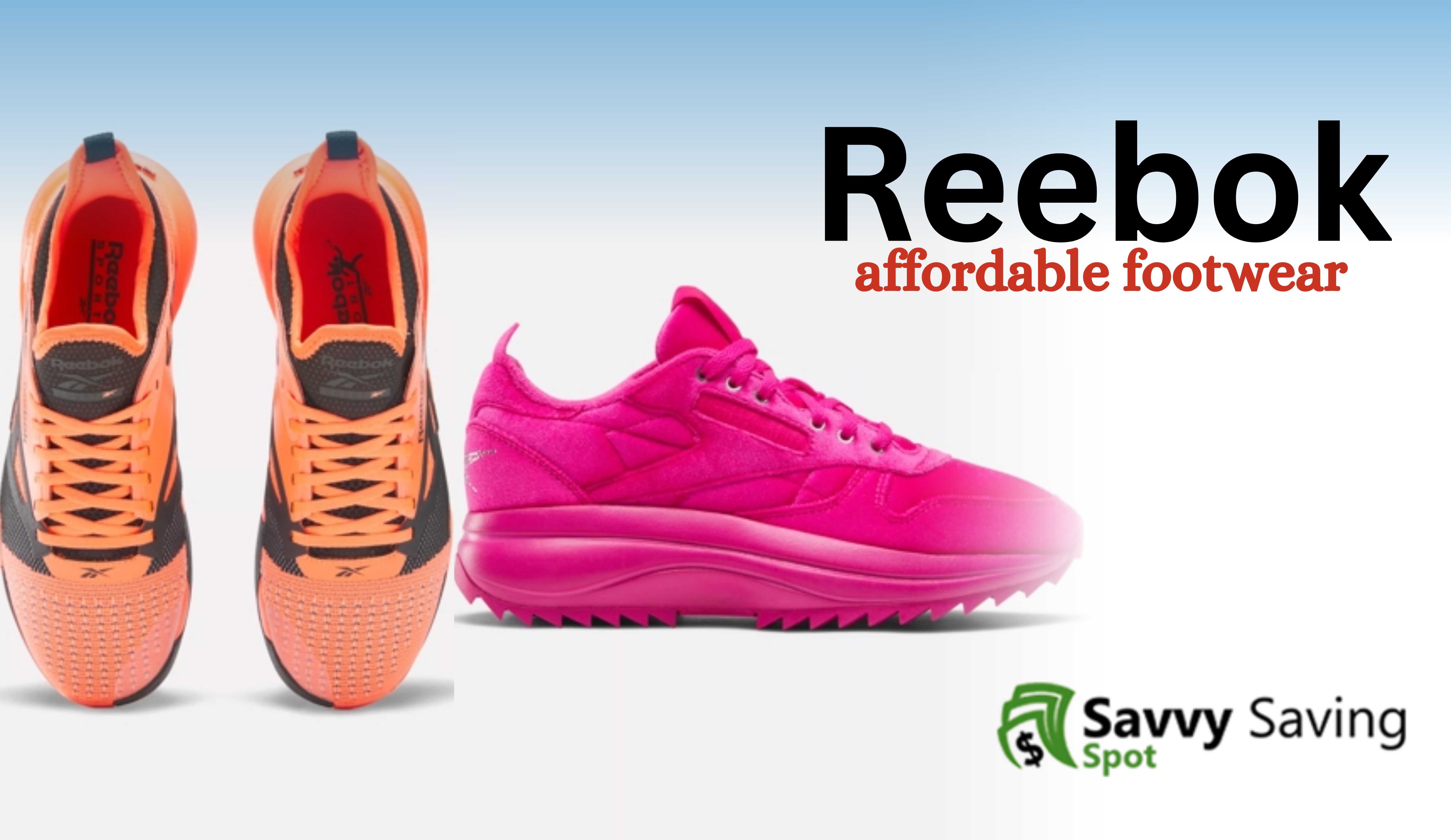 Reebok's affordable footwear